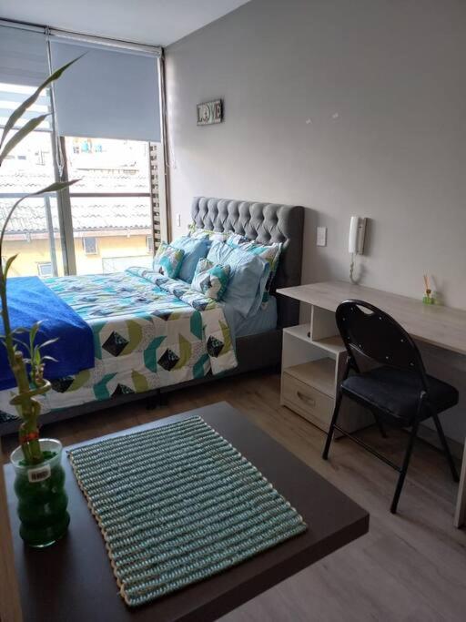 Apartaestudio Chapinero Balcon Lägenhet Bogotá Exteriör bild