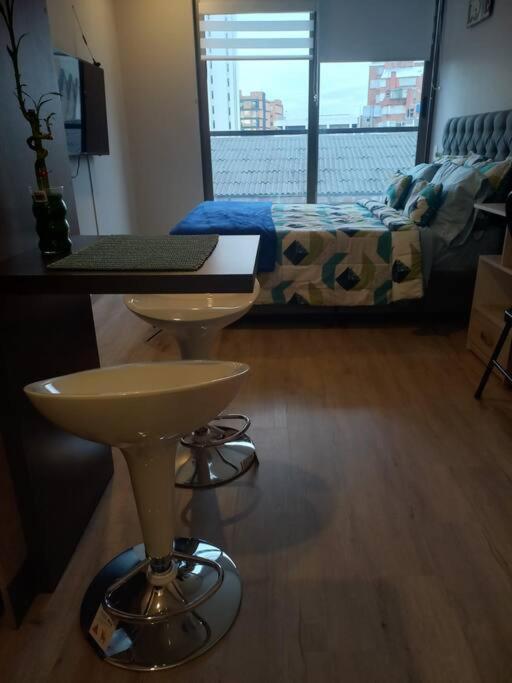 Apartaestudio Chapinero Balcon Lägenhet Bogotá Exteriör bild