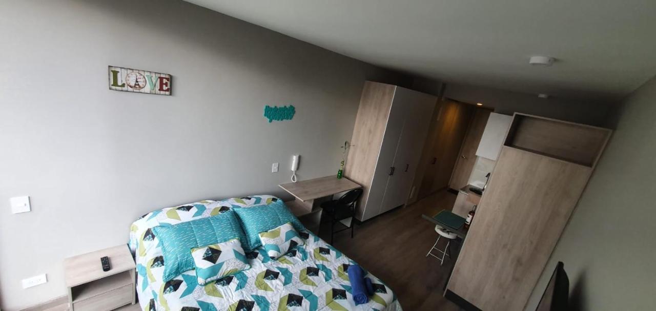 Apartaestudio Chapinero Balcon Lägenhet Bogotá Exteriör bild