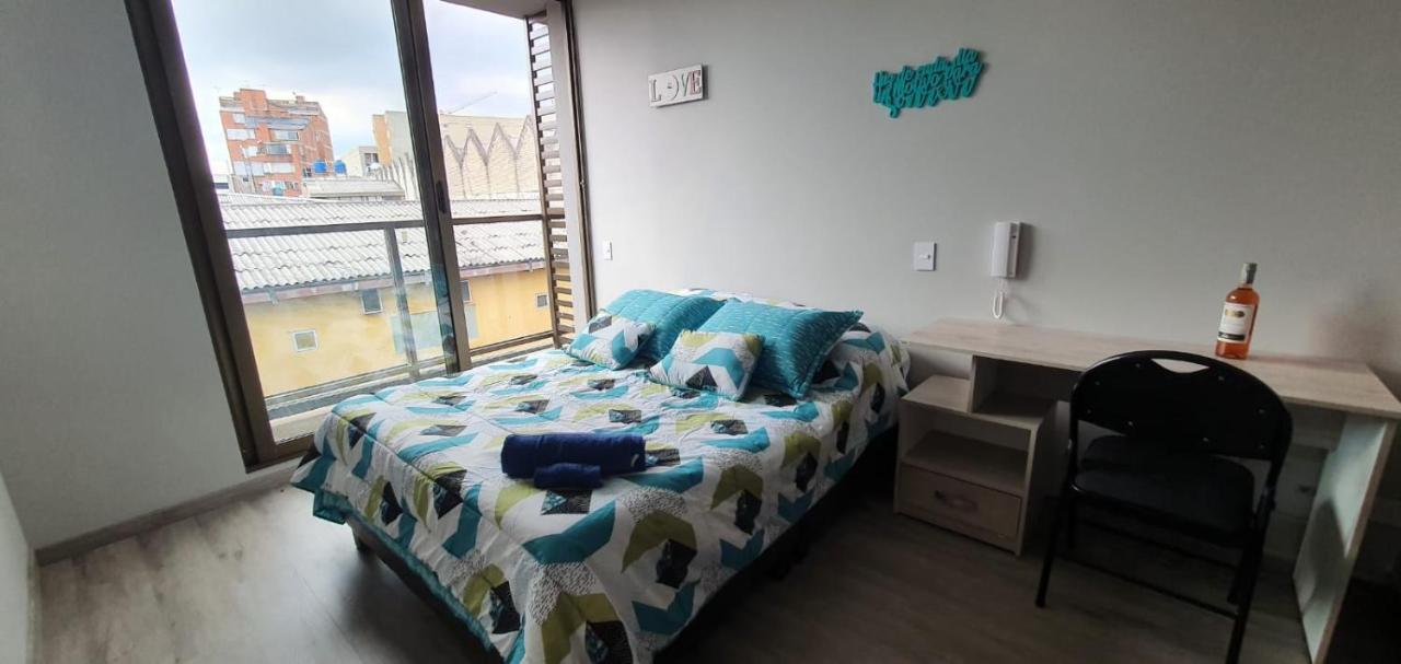 Apartaestudio Chapinero Balcon Lägenhet Bogotá Exteriör bild